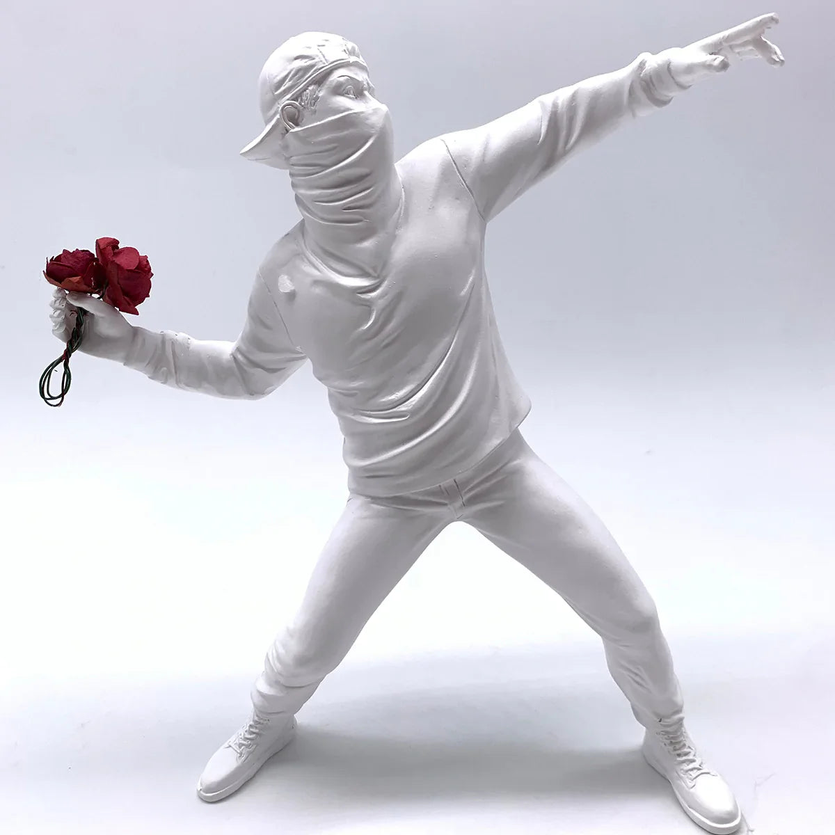 Banksy Flower Rioter Sculpture