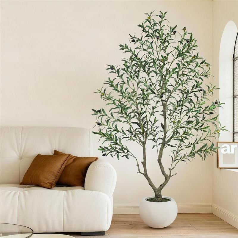 Halvora 8ft Faux Olive Tree gallery image 6